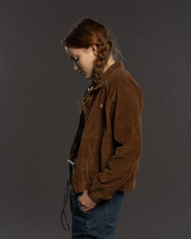 Sadie Sink Stranger Things Brown Jacket S04