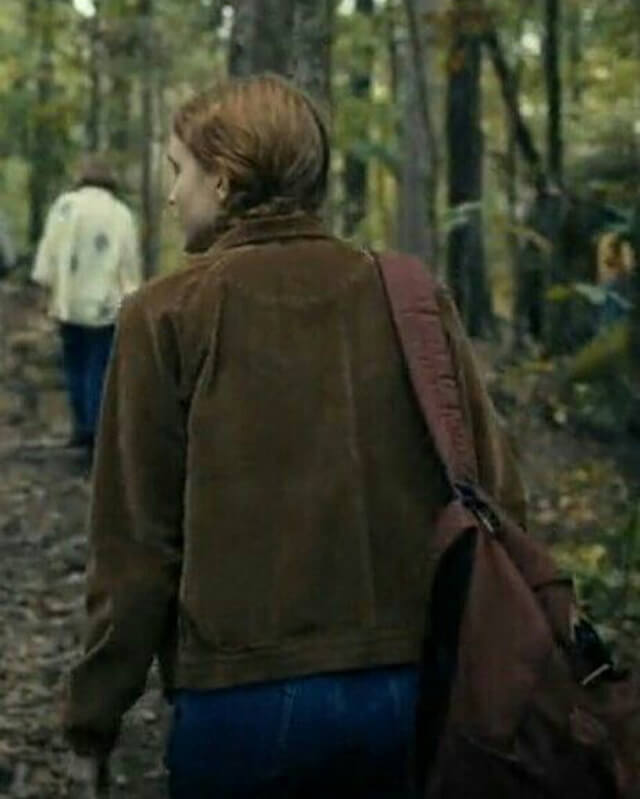 Sadie Sink Stranger Things S04 Brown Jacket