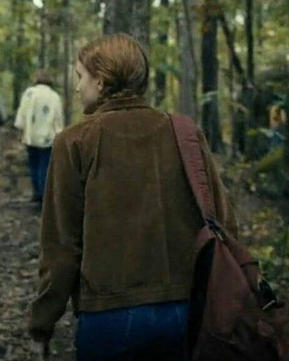 Sadie Sink Stranger Things S04 Brown Jacket