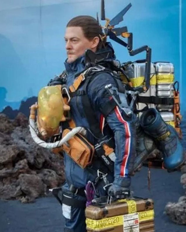 Sam Porter Bridges Death Stranding Blue Jacket