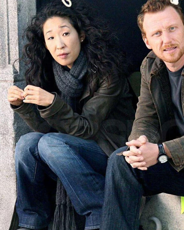 Sandra Oh Grey's Anatomy Leather Coat
