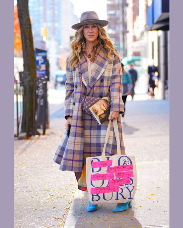 Sarah Jessica Parker And Just Like That Wool Coat