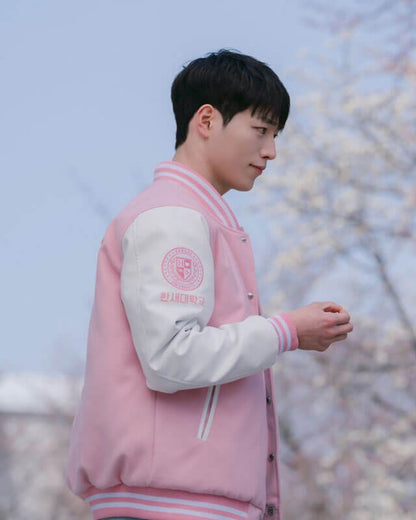 Seo Kang Joon Boyfriend On Demand Letterman Jacket
