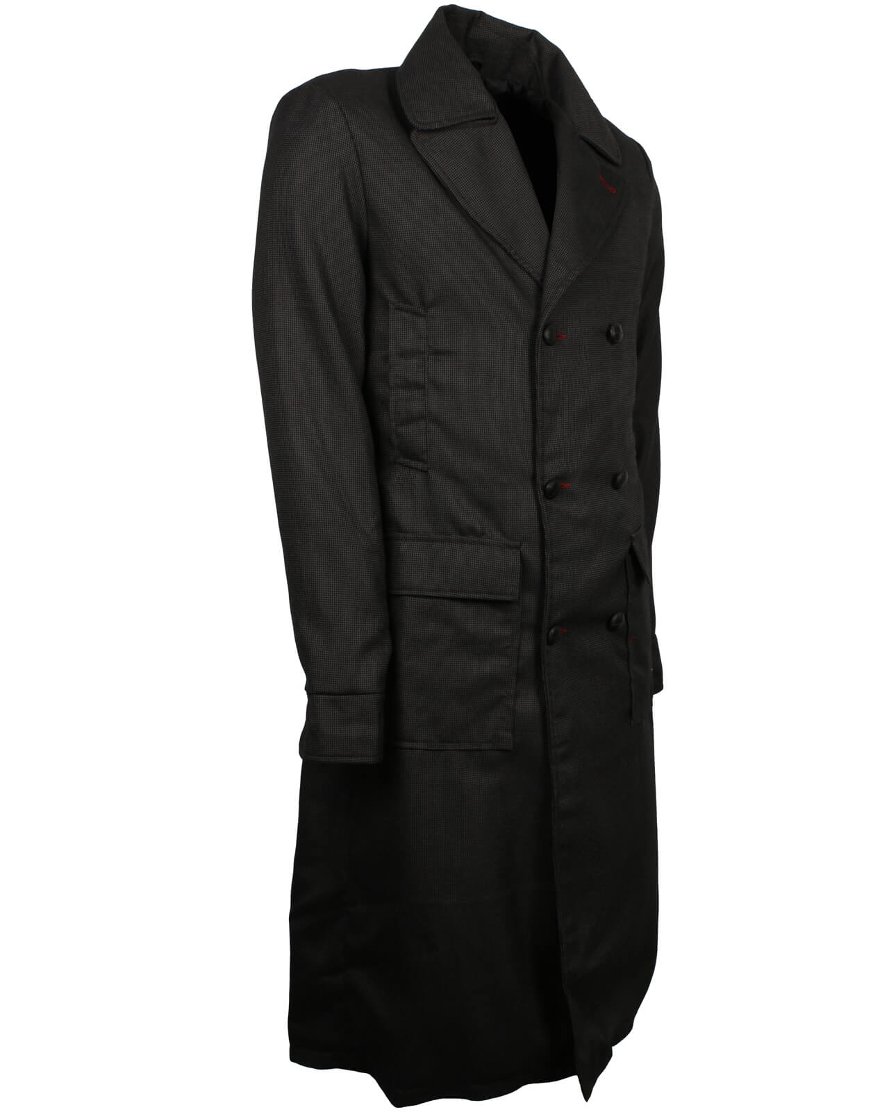 Sherlock Holmes Black Trench Classic Coat