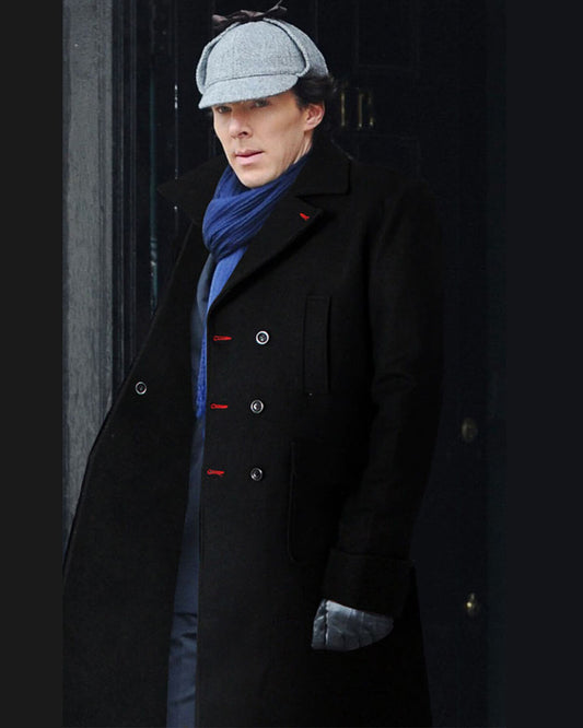 Sherlock Holmes Long Wool Coat