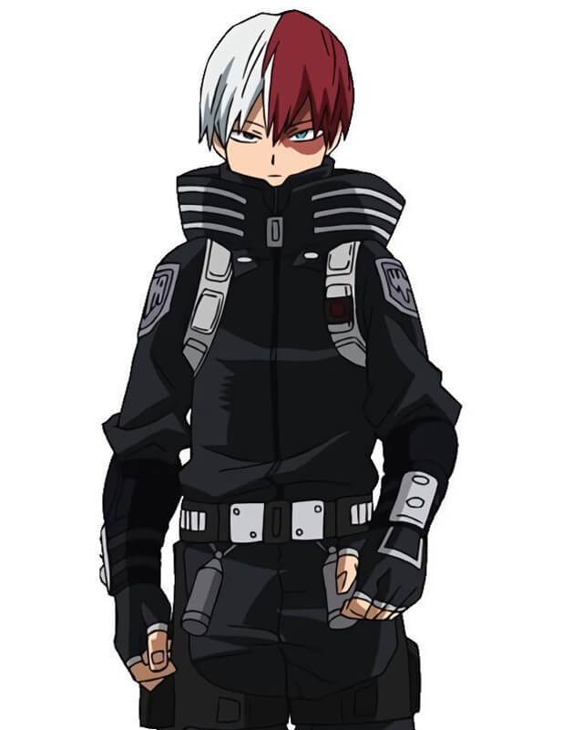 Shoto Todoroki Hooded Leather Jacket