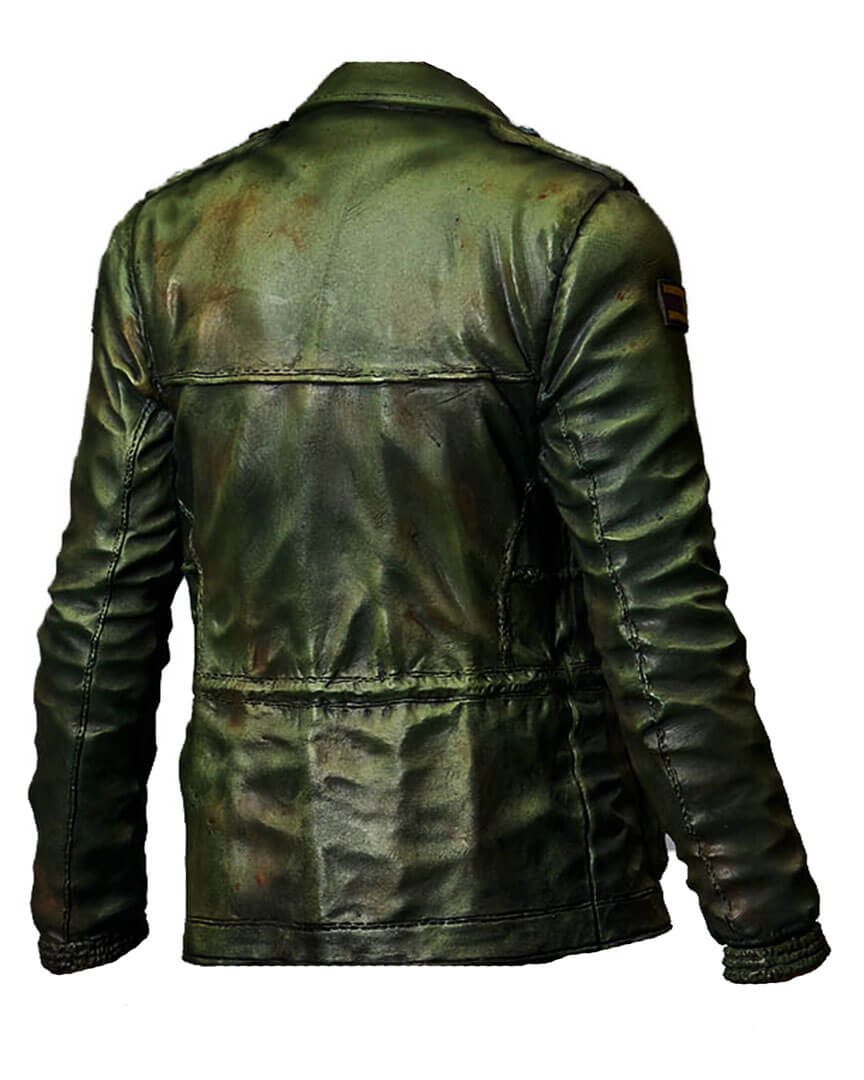 Silent Hill James Cosplay Green Leather Jacket