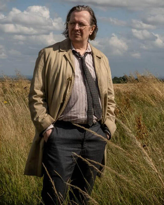Slow Horses Gary Oldman Beige Coat