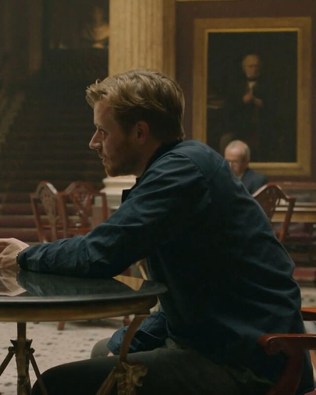 Slow Horses Jack Lowden Blue Jacket S03