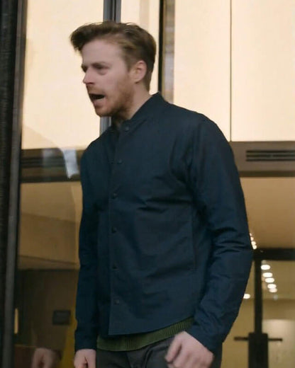 Slow Horses Jack Lowden Blue Jacket