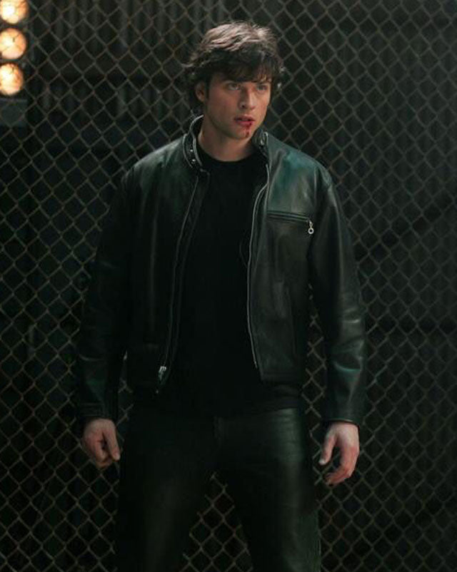Smallville Clark Kent Black Leather Jacket