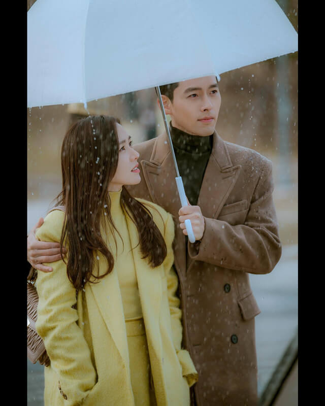 Son Ye Jin CLOY Yellow Wool Coat