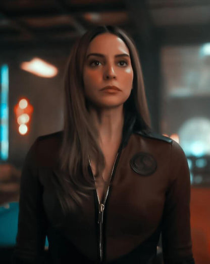 Sloane The Umbrella Academy Red Jacket