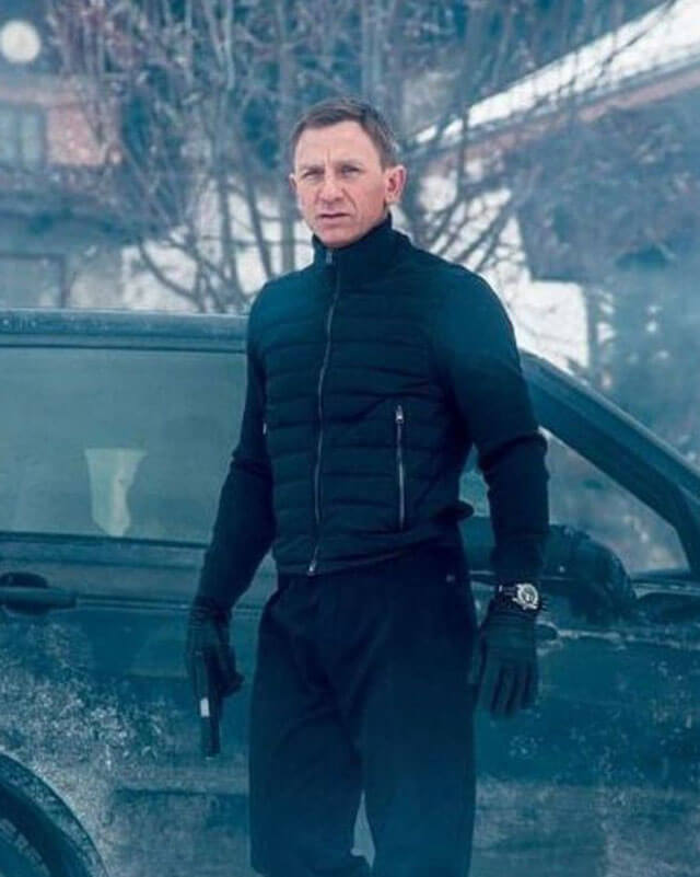 Spectre James Bond 007 Daniel Craig Puffer Bomber Jacket