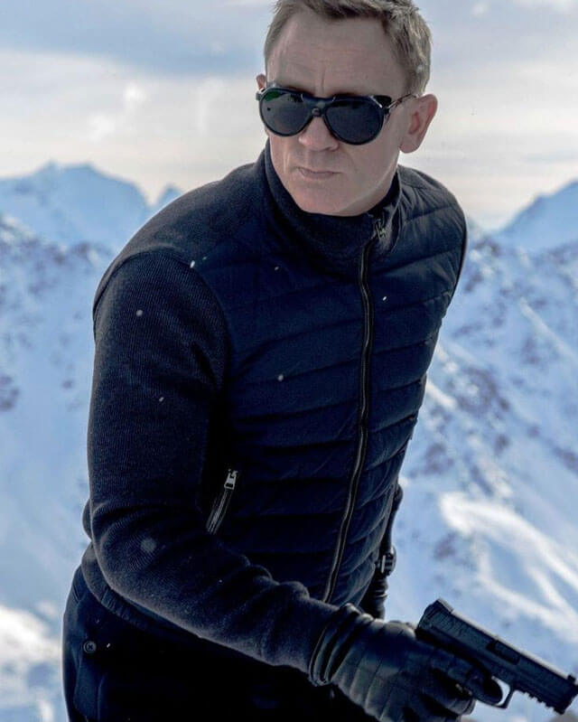 Spectre James Bond Daniel Craig Puffer Bomber Jacket