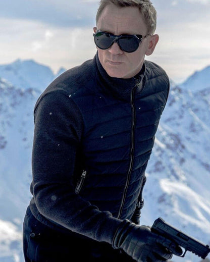 Spectre James Bond Daniel Craig Puffer Bomber Jacket