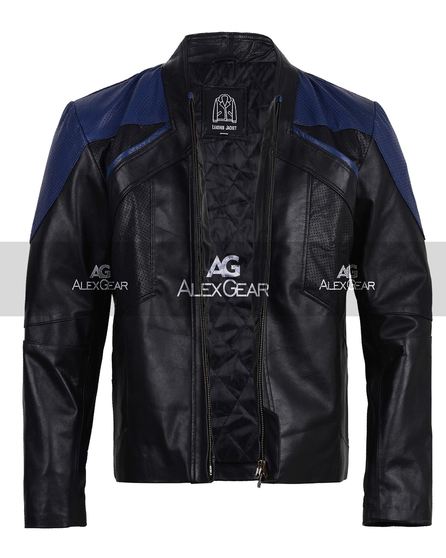 Star Trek Picard Blue Leather Jacket