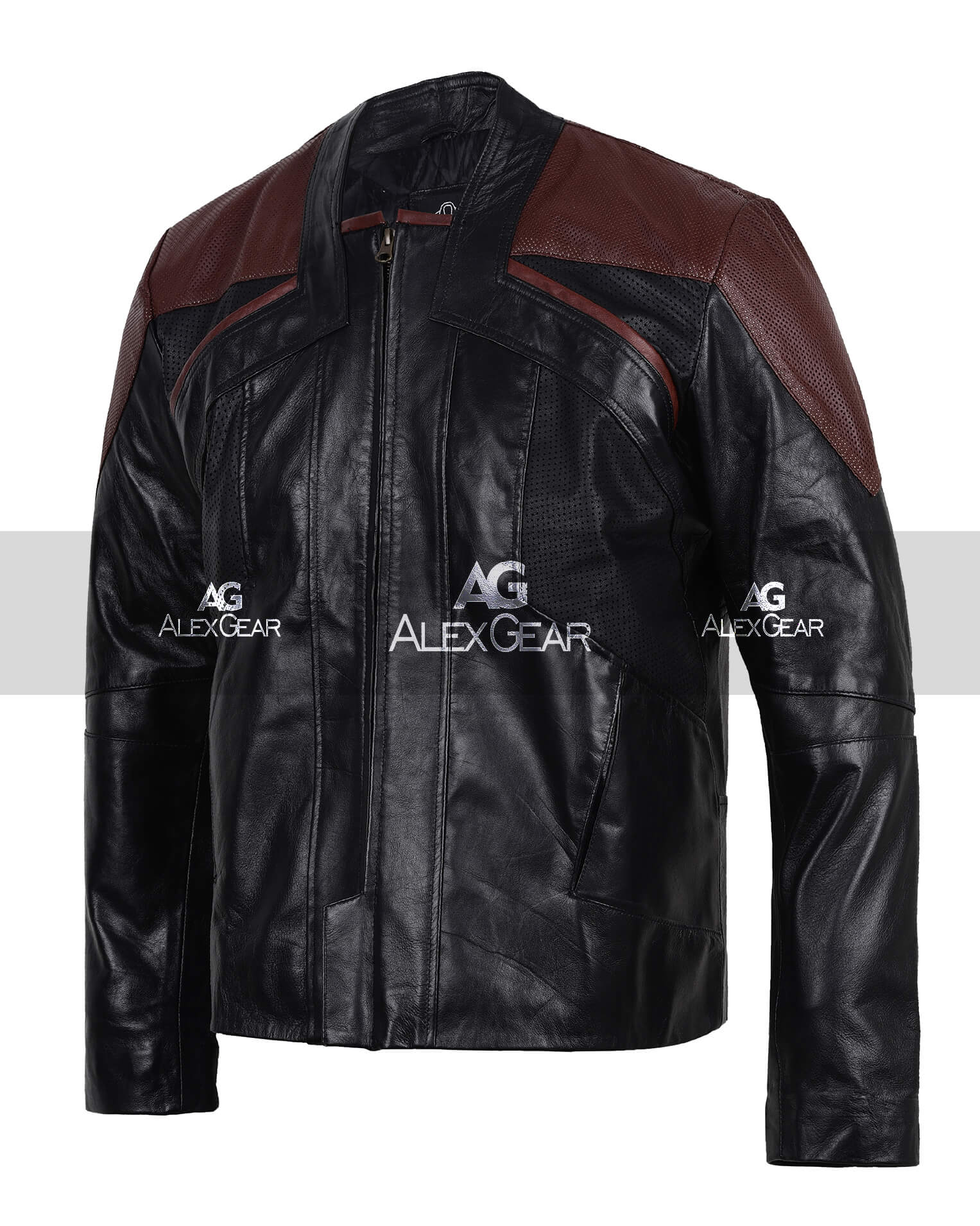 Star Trek Picard Maroon Genuine Leather Jacket