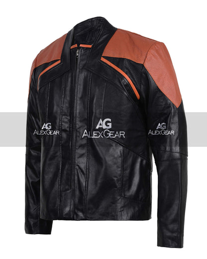 Star Trek Picard Tan Genuine Leather Jacket