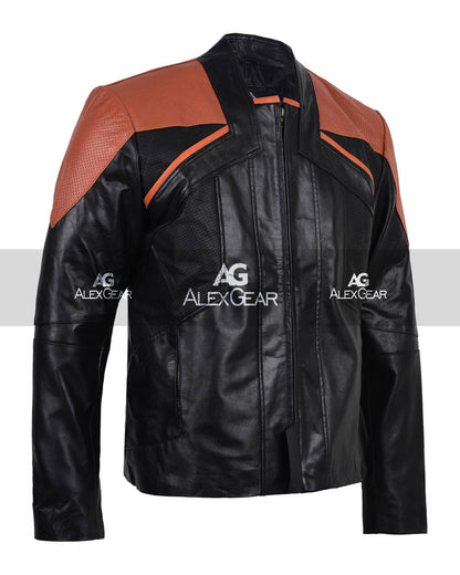 Star Trek Picard Tan Real Leather Jacket