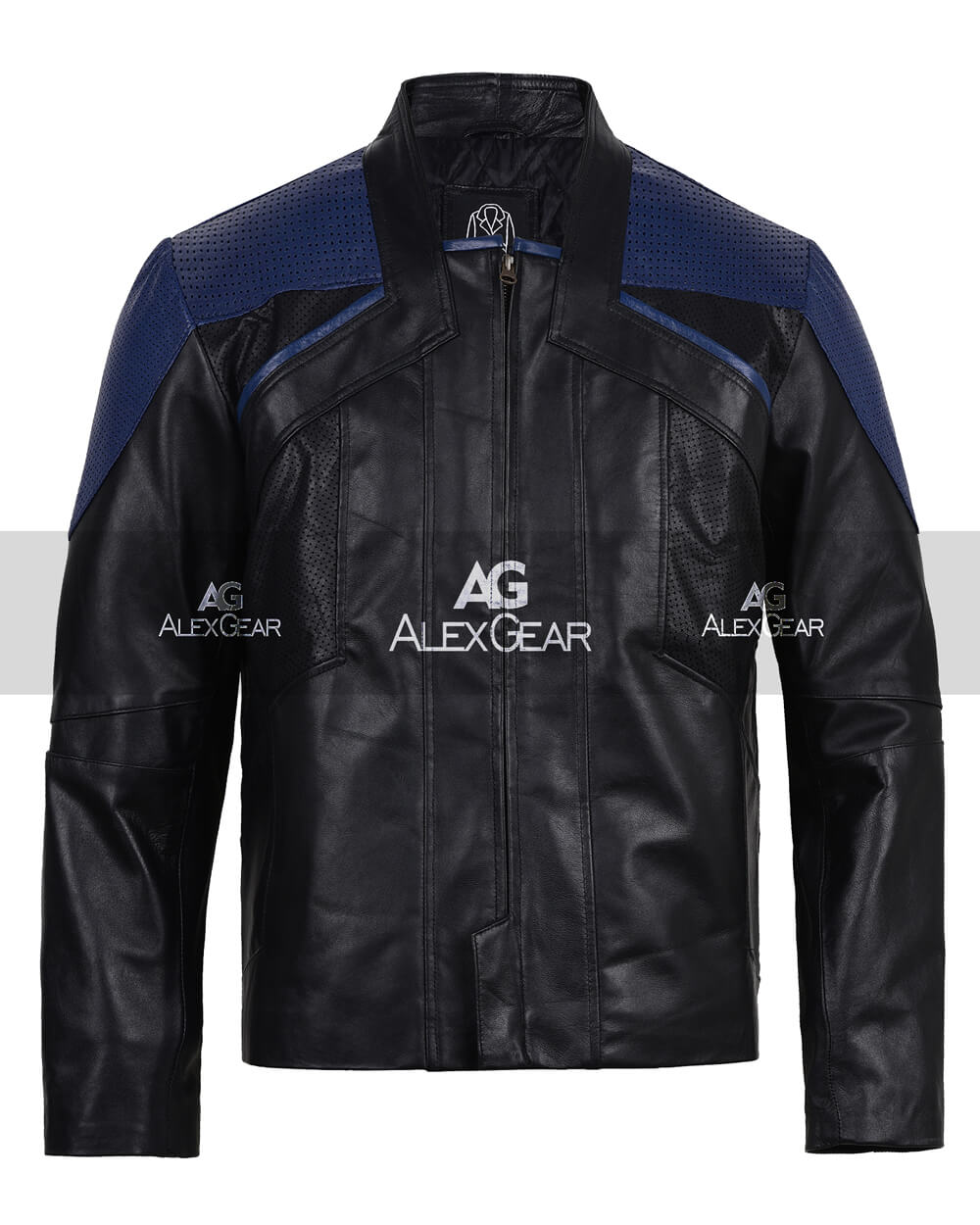 Star Trek Season 3 Picard Blue Leather Jacket