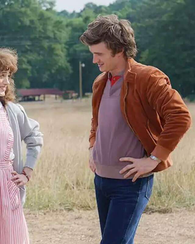 Steve Harrington Stranger Things Brown Jacket S05