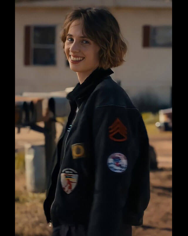 Stranger Things Maya Hawke Robin Black Jacket S04