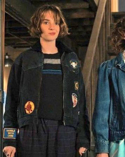 Stranger Things Robin Buckley Black Jacket S04