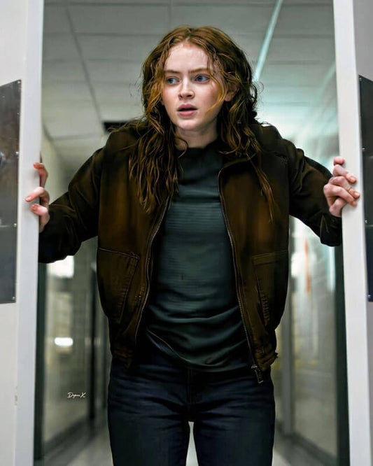 Stranger Things S05 Max Brown Jacket