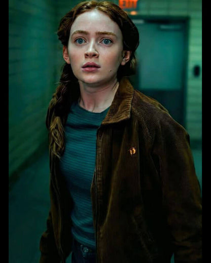 Stranger Things S05 Max Mayfield Brown Jacket