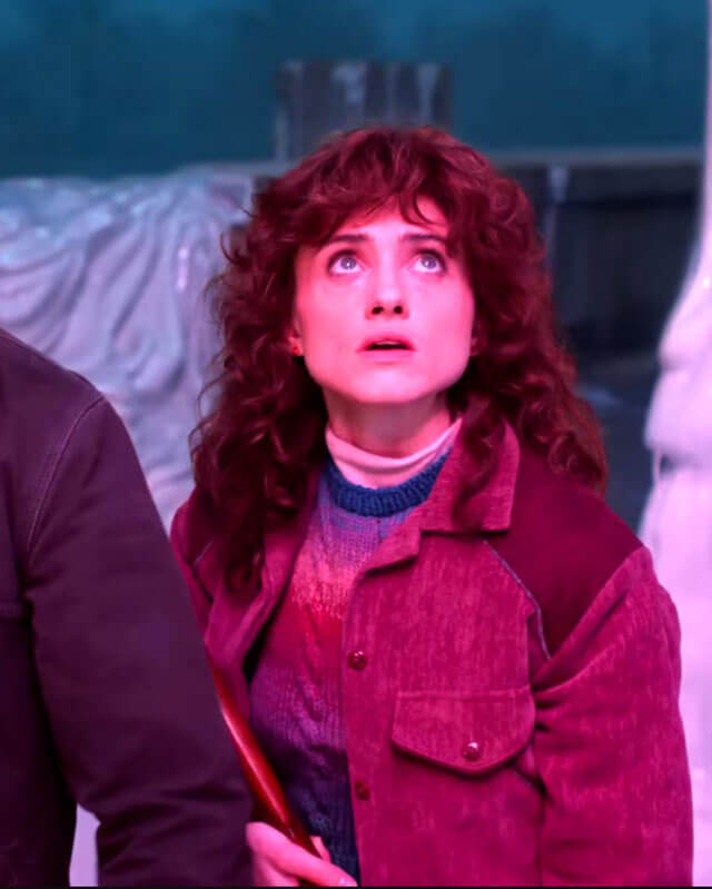 Stranger Things S05 Nancy Wheeler Purple Jacket