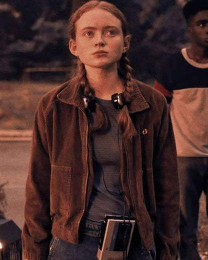 Stranger Things S4 Max Mayfield Brown Jacket