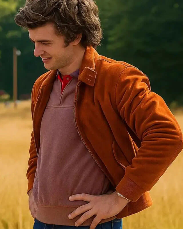 Stranger Things Steve Harrington Brown Jacket S05