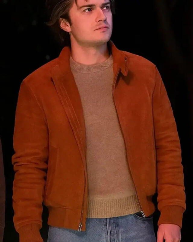 Stranger Things Steve Harrington Suede Jacket S05