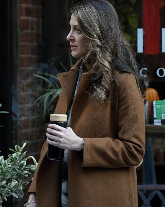Succession Rava Roy Brown Long Coat S04