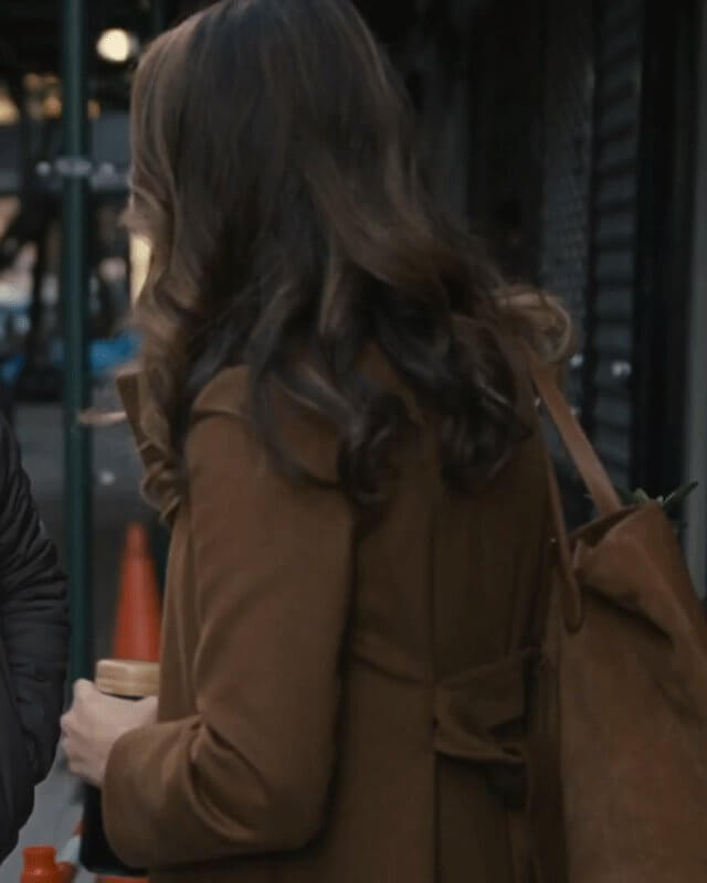 Succession S04 Rava Roy Brown Long Coat