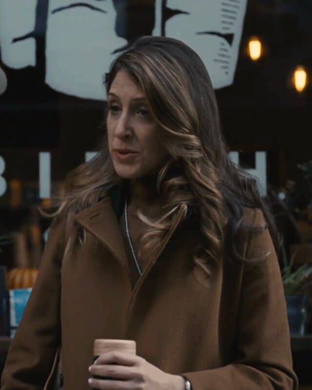 Succession S04 Rava Roy Brown Wool Coat
