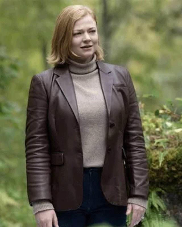 Succession Shiv Roy Leather Coat