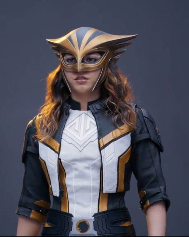 Superman Hawkgirl Cropped Real Leather Jacket