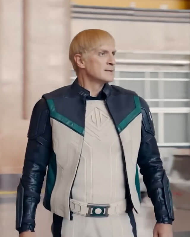 Superman Nathan Fillion Green Lantern Cosplay Jacket