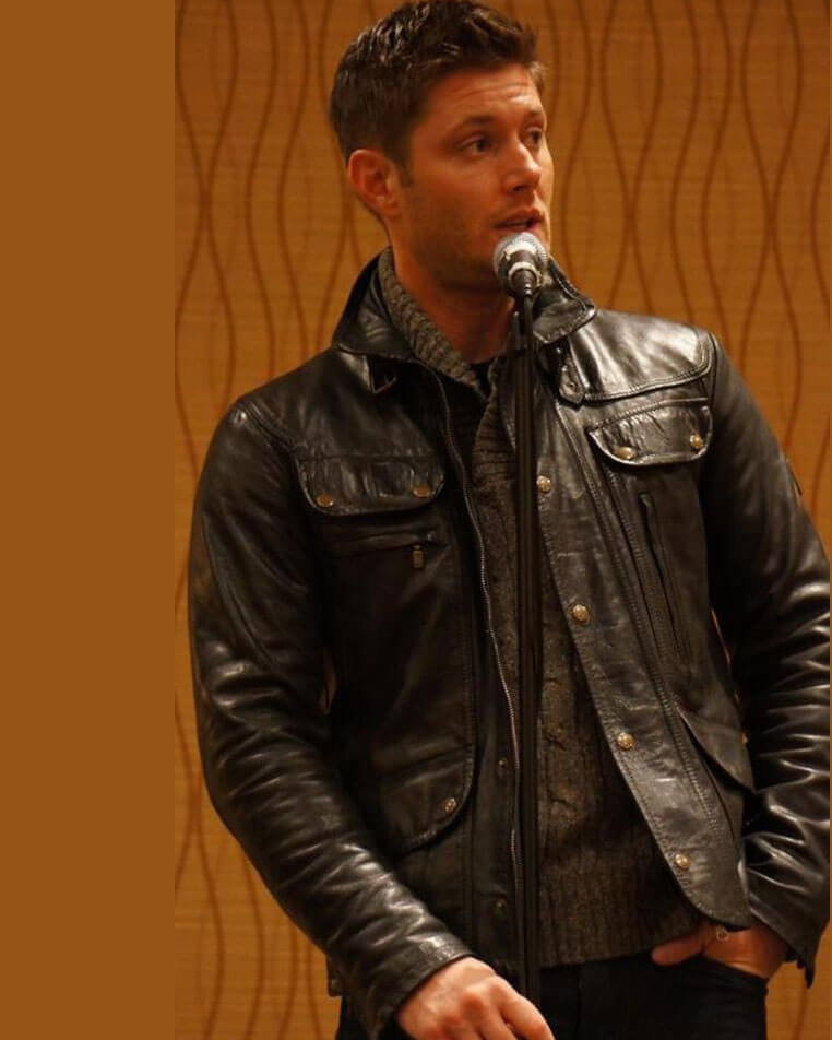 Supernatural Dean Winchester Biker Leather Jacket