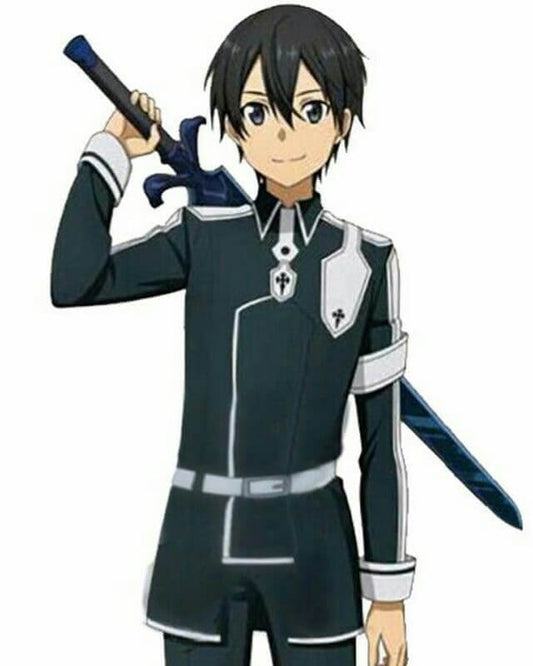 Sword Art Online Black Leather Coat S03