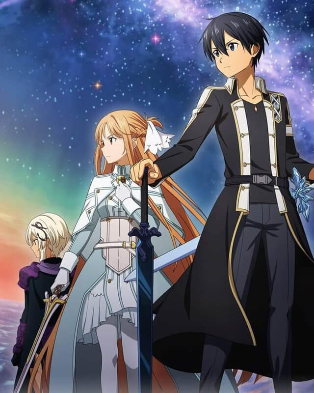 Sword Art Online Kirito Long Leather Coat S03 AlexGear