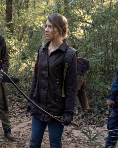 TWD Lauren Cohan Black Jacket