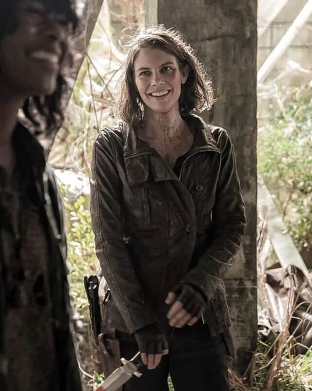 TWD Lauren Cohan Maggie Leather Jacket