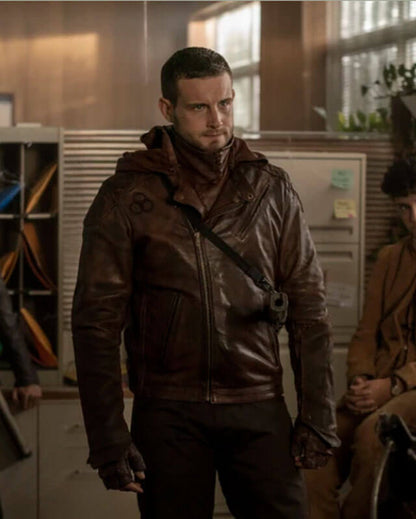 TWD World Beyond Felix Carlucci Leather Jacket