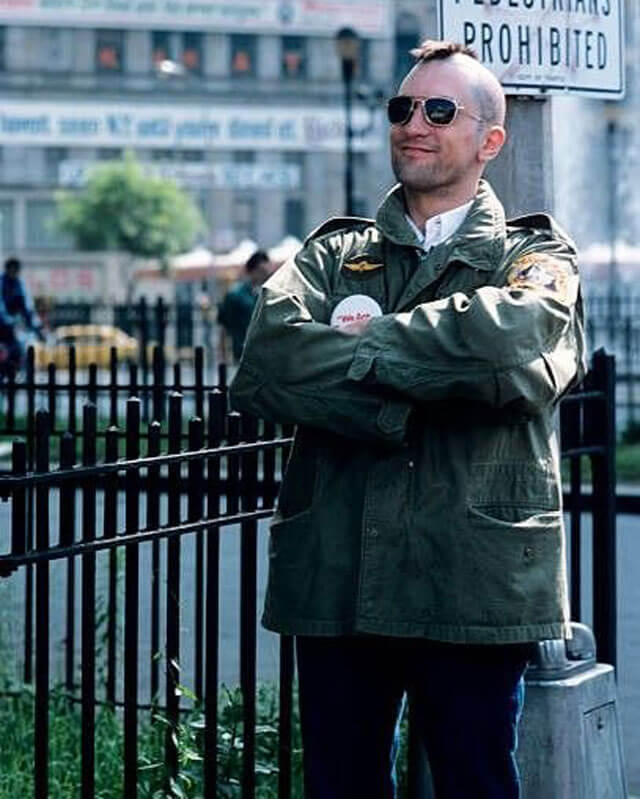 Taxi Driver Travis Bickle Green Cotton Jacket
