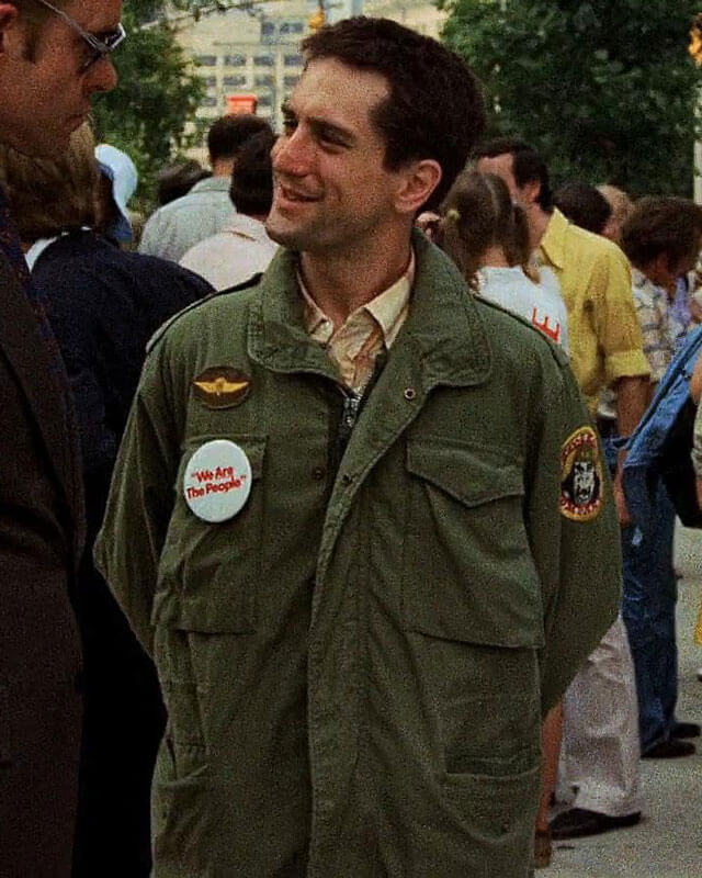 Taxi Driver Travis Bickle Green Utility Jacket