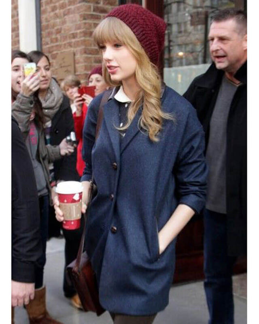 Taylor Swift Blue Wool Blazer