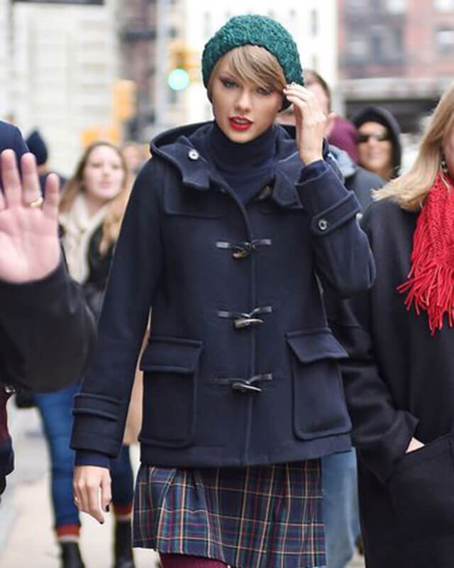 Taylor Swift Blue Wool Coat